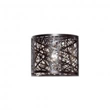 Kuzco Lighting Inc 70101BZ - Single Lamp Bronze Laser Cut Vanity with Crystals