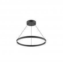 Kuzco Lighting Inc PD87124-BK-UNV-010 - Cerchio 24-in Black LED Pendant