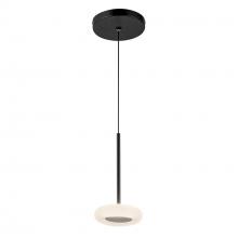 Kuzco Lighting Inc PD97204-BK/FR - Stephord 4-in Black/Frosted Glass LED Pendant