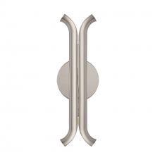 Kuzco Lighting Inc WS89714-PN - Husk 14-in Polished Nickel LED Wall Sconce