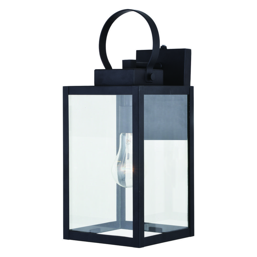 Medinah 7-in. Outdoor Wall Light Textured Black