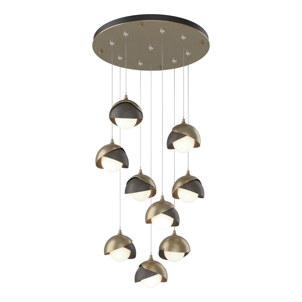 Brooklyn 9-Light Double Shade Pendant