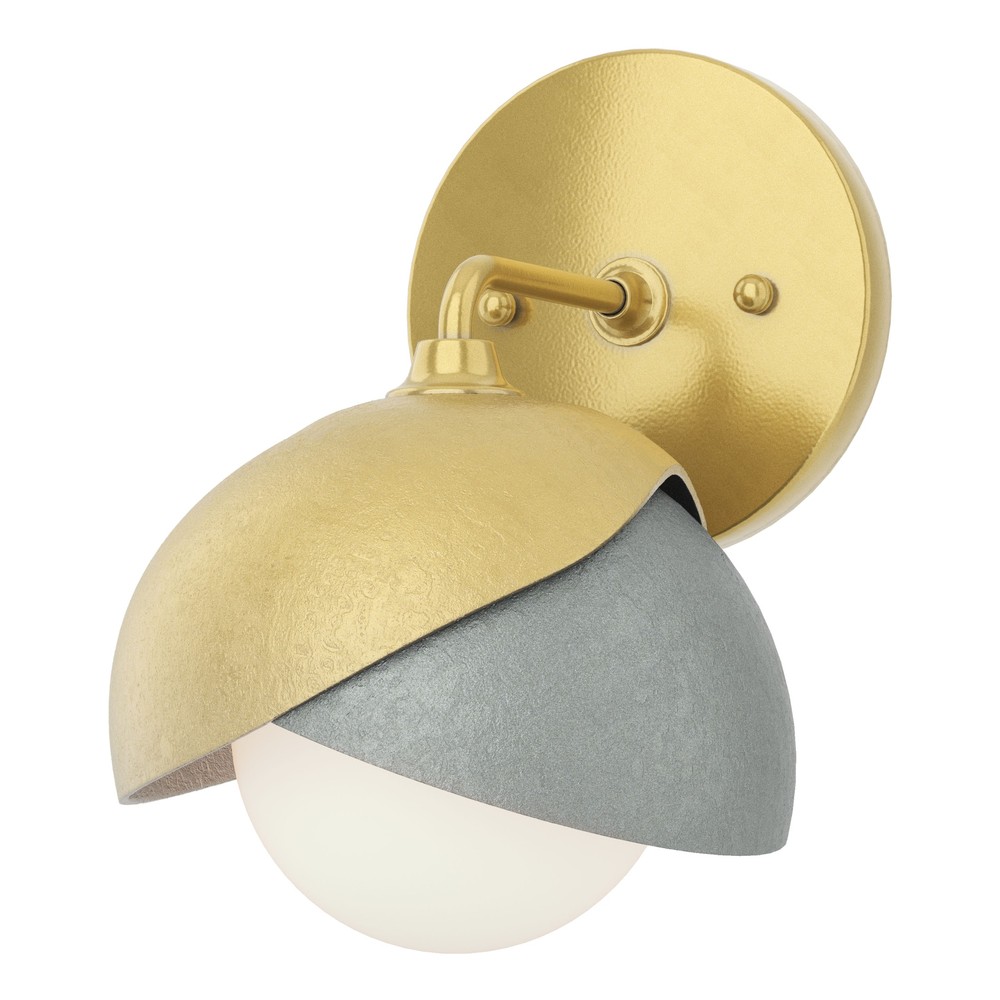 Brooklyn 1-Light Double Shade Bath Sconce