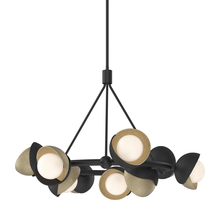 Hubbardton Forge 131068-SKT-MULT-10-84-GG0711 - Brooklyn 9-Light Double Shade Ring Pendant