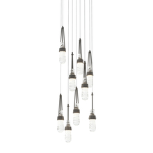 Hubbardton Forge 131100-SKT-LONG-20-YJ0434 - Link 9-Light Blown Glass Pendant