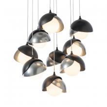 Hubbardton Forge 131105-SKT-STND-10-85-GG0711 - Brooklyn 9-Light Double Shade Pendant