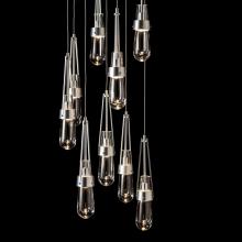 Hubbardton Forge 131108-SKT-STND-85-ZM0434 - Link 9-Light Clear Glass Pendant