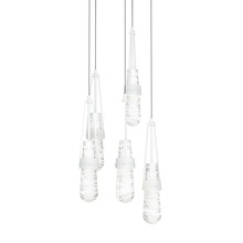 Hubbardton Forge 131120-SKT-LONG-02-YJ0434 - Link 5-Light Blown Glass Pendant