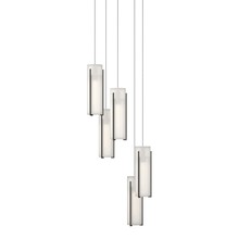 Hubbardton Forge 131124-SKT-LONG-14-GG0065 - Exos Glass 5-Light Pendant