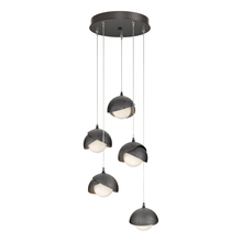 Hubbardton Forge 131125-SKT-STND-89-89-GG0711 - Brooklyn 5-Light Double Shade Pendant