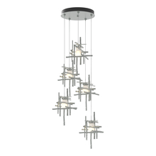 Hubbardton Forge 131128-SKT-STND-82-YC0305 - Tura 5-Light Frosted Glass Pendant