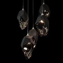 Hubbardton Forge 131138-SKT-LONG-02-BP0755 - Chrysalis 5-Light Large Crystal Pendant