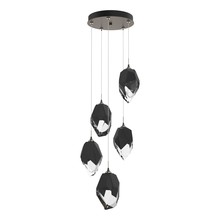 Hubbardton Forge 131138-SKT-LONG-05-BP0755 - Chrysalis 5-Light Large Crystal Pendant