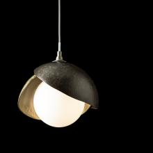 Hubbardton Forge 161183-SKT-STND-07-86-GG0711 - Brooklyn Double Shade Low Voltage Mini Pendant