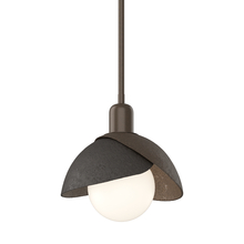 Hubbardton Forge 181183-SKT-MULT-05-14 - Brooklyn Double Shade Mini Pendant