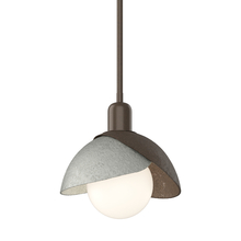 Hubbardton Forge 181183-SKT-MULT-05-85 - Brooklyn Double Shade Mini Pendant