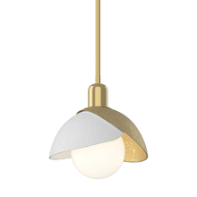 Hubbardton Forge 181183-SKT-MULT-86-02 - Brooklyn Double Shade Mini Pendant