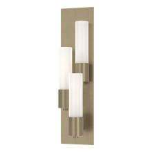 Hubbardton Forge 204423-SKT-LFT-84-GG0392 - Portico 3 Light Sconce