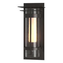 Hubbardton Forge 305998-SKT-14-ZS0656 - Torch  Seeded Glass with Top Plate Large Outdoor Sconce