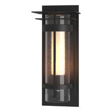 Hubbardton Forge 305998-SKT-80-ZS0656 - Torch  Seeded Glass with Top Plate Large Outdoor Sconce