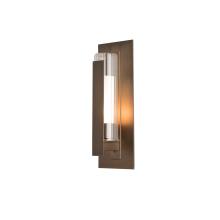 Hubbardton Forge 307281-SKT-75-ZU0660 - Vertical Bar Fluted Glass Small Outdoor Sconce