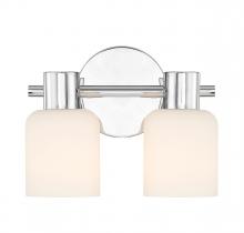 Lighting One US V6-L8-9022-2-11 - Strand 2-Light Bathroom Vanity Light in Chrome