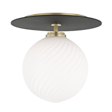 Mitzi by Hudson Valley Lighting H200501L-AGB/BK - Ellis Semi Flush