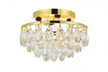 Elegant LD9805F14G(872) - Corona Flush D14"H9"L4 GD RC872