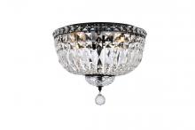 Elegant V2528F14BK/RC - Tranquil 14 inch black flush mount