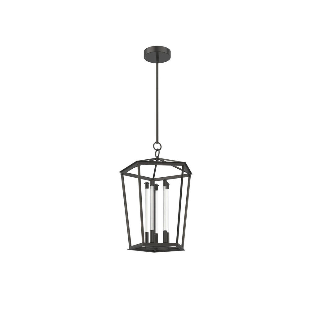 Delphine 22-in Urban Bronze LED Pendant