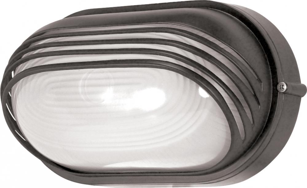 1 Light - 10&#39;&#39; Oval Hood Bulkhead - Architectural Bronze Finish