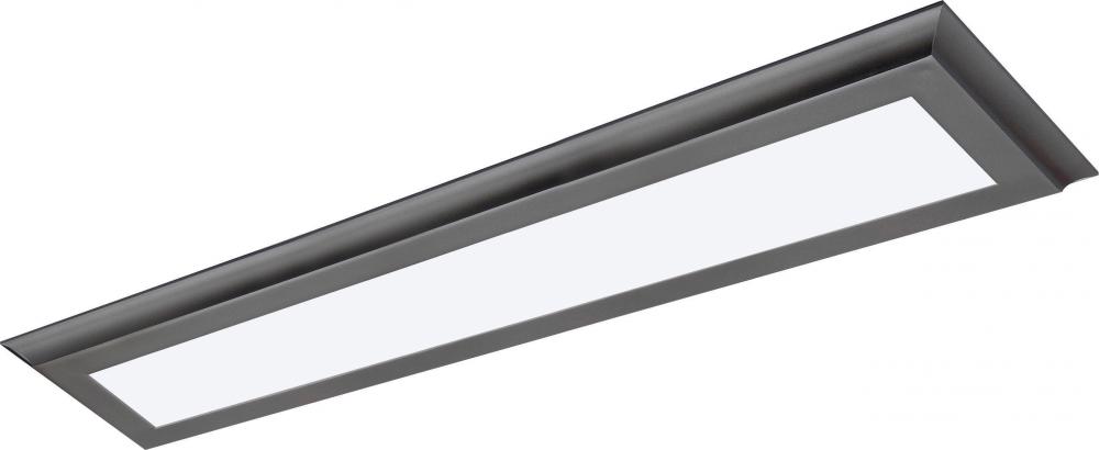 Blink Plus Profile - 30W- 7&#34; x 38&#34; Surface Mount LED - 3000K - Gun Metal Finish - 100-277V