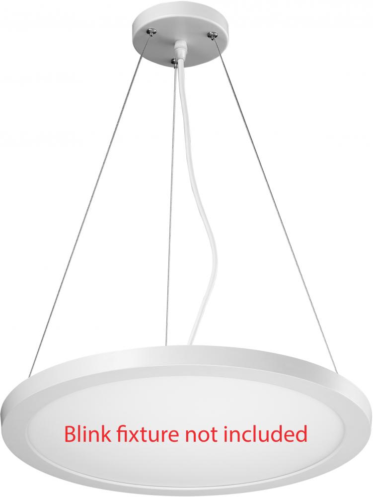 15&#34; Blink Pendant Conversion Kit- White Finish