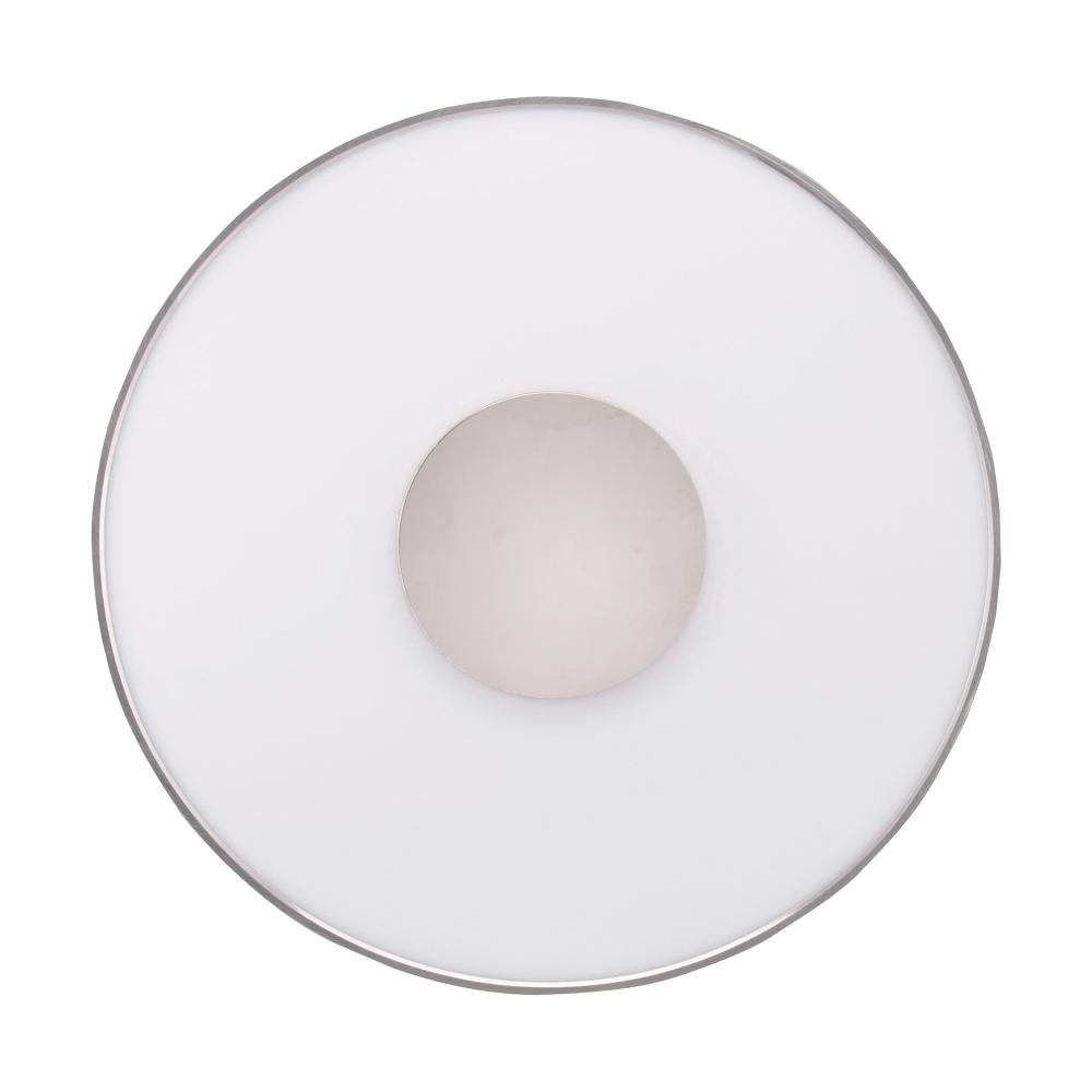 26 watt; 13&#34; Flush Mount LED Fixture; Round Shape; Polished Nickel Finish