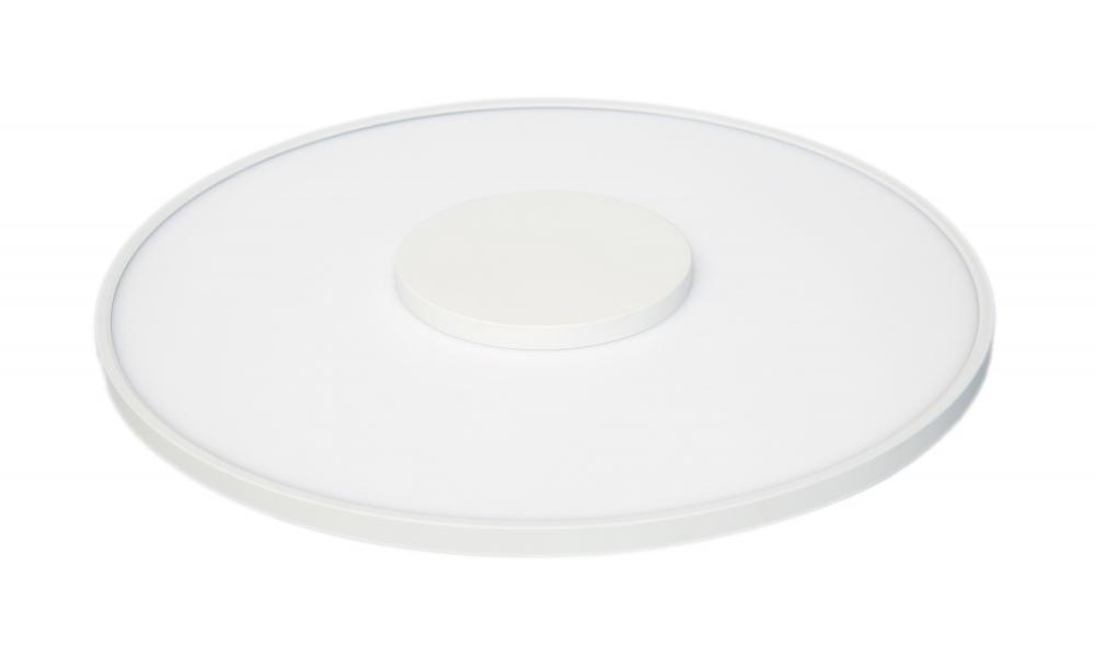 31.5 watt; 17&#34; Flush Mount LED Fixture; Round Shape; White Finish