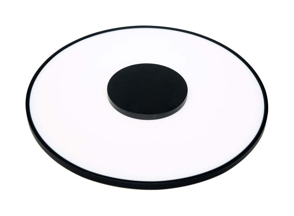 31.5 watt; 17&#34; Flush Mount LED Fixture; Round Shape; Black Finish