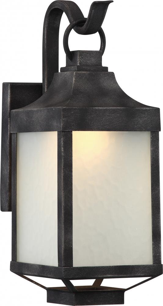 Winthrop 5.5&#34; Wall Lantern; Iron Black Finish