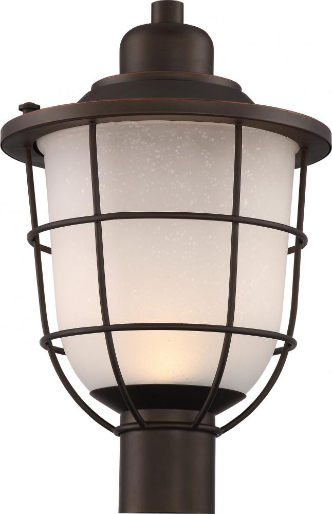 Bungalow Post Lantern; Mahogany Bronze Finish