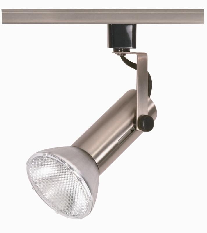 1 Light - 2&#34; - Track Head - Universal Holder - Brushed Nickel Finish