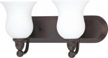 Nuvo 60/2438 - Glenwood ES; 2 Light; Vanity with Satin White Glass; Lamp Included