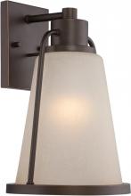 Nuvo 62/682 - Tolland - LED Outdoor Large Wall with Champagne Linen Glass