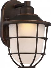 Nuvo 62/941 - Bungalow Small Wall Lantern; Mahogany Bronze Finish