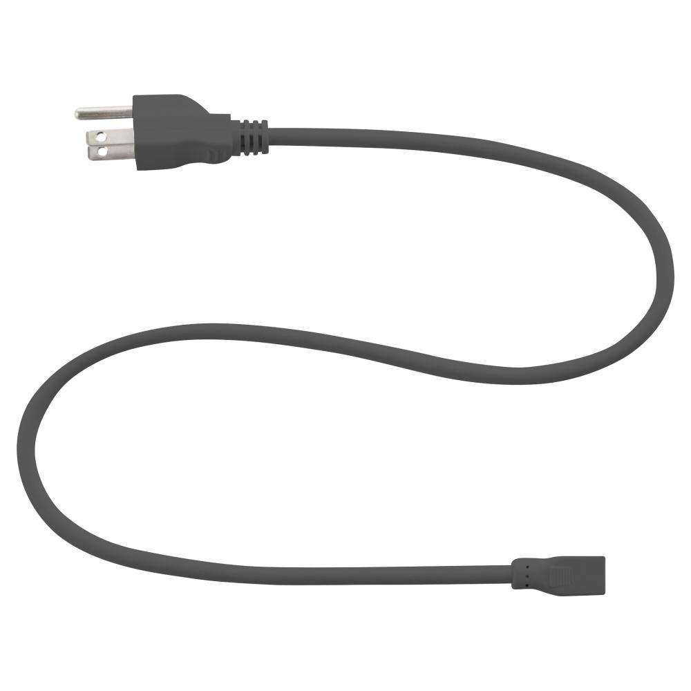 LED UCL 24&#34; POWER CORD-BK