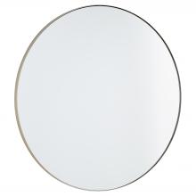 Quorum 10-30-61 - 30" ROUND MIRROR - SLV