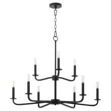 Quorum 6307-9-59 - RUTHERFORD 9LT CHANDELIER - MB