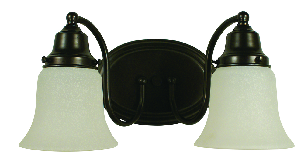 2-Light Polished Nickel Magnolia Sconce