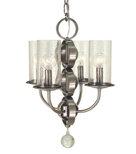 Framburg 1043 MBLACK - 4-Light Matte Black Compass Mini Chandelier