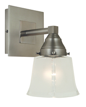 Framburg 4771 SP/PN - 1-Light Satin Pewter/Polished Nickel Mercer Sconce