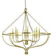 Framburg 5688 MBLACK - 8-Light Matte Black West Town Foyer Chandelier