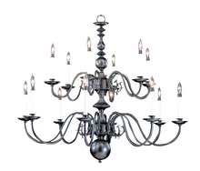 Framburg 9135 SP - 14-Light Satin Pewter Jamestown Foyer Chandelier